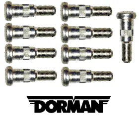 98050.1 Dorman - Pik-a-nut 9 7/16-20 Serrated Wheel Stud 0.565 Inch Knurl 1-3/4 Length