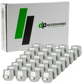D2123-2308 Dpaccessories D2123-2308/32 Zinc 9/16-18 Lug Nuts For Aftermarket Wheels - Open End Bulge Set Of 32