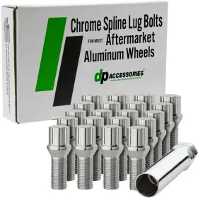 Dbu10i01a-ch Dpaccessories Dbu10i01a-ch/1 Chrome Lug Bolts 2024-2025 Bmw Ix2 Aftermarket Wheels