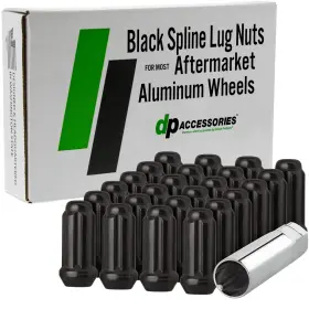 Dcalyv01a-bk Dpaccessories Dcalyv01a-bk/1 Black Lug Nuts 2026 Cadillac Lyriq-v Aftermarket Wheels