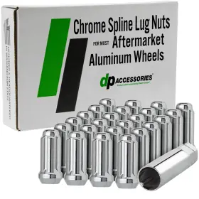 Dcavtq01a-ch Dpaccessories Dcavtq01a-ch/1 Chrome Lug Nuts 2026 Cadillac Vistiq Aftermarket Wheels