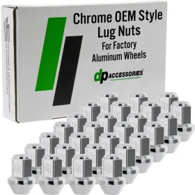 Dfobrr06f-ch Dpaccessories Dfobrr06f-ch/1 Chrome Lug Nuts 2022-2025 Ford Bronco Raptor Factory Wheels