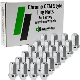 Dlinav02f-ch Dpaccessories Dlinav02f-ch/1 Chrome Lug Nuts 2003-2006 Lincoln Navigator Factory Wheels