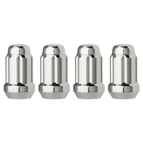 Lcs3a6hc2ch04004 Dpaccessories Chrome M12x1.50 Lug Nuts For Aftermarket Wheels - Closed End Spline Pack Of 4