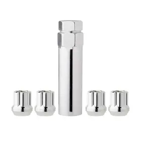 Los2n8hc-ch04lk4 Dpaccessories Chromem14x1.50wheellocks Aftermarketwheels Openendspline 1 Inch Tall 4pack