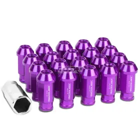 Dpt-lgt77715ppc Dpt Motorsports Fit Camry/celica/corolla Purple 20x 50mm Rim Anodized Wheel Lug Nut Adapter Key