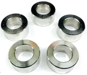 7005-375p Drag Race Solutions Collector Tethers Billet Aluminum Lug Nut Spacer Washers 3/8 Thick Pol