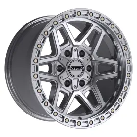 602ms-2096818 Dropstars 602ms Wheel 20x9 18 6x139.7 106.2 Silver Single Rim