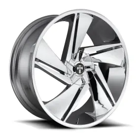 S246229556 Dub 35 S246 Fade Chrome 22x9.5 5x150 Wheel Single Rim