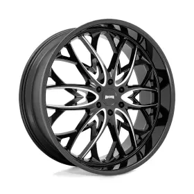 S263260084 Dub 25 S263 Og Gloss Black With Milled Accents 26x10 6x139.7 Wheel Single Rim
