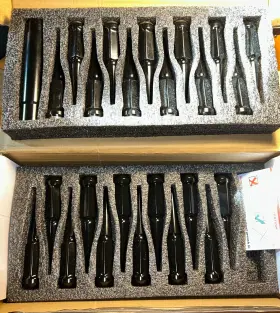 M14x1.5 Dynofit 604270163245 14 Mm X 1.5 Wheel Spike Lug Nuts 24 Black Nut