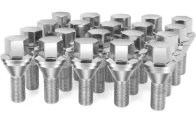 7b024c Dynofit 12x1.25 Lug Bolts 17mm Hex Chrome For Jeep Renegade Dodge Hornet Fiat 20pcs