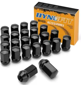 8n020p-24 Dynofit 14x1.5 Stock Lug Nuts 24pcs 1.75 Inch 45mm Height 7/8 Hex