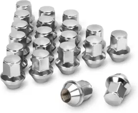 8n042c-20 Dynofit 14x1.5 Factory Lug Nuts For Mustang Edge 20pcs M14x1.5 Silver