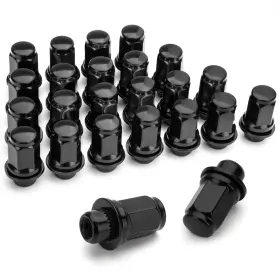 8n054p-24 Dynofit M12x1.5 Lug Nuts Compatible With Toyota Tacoma 4 Black