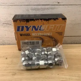 Ff-8n026c Dynofit Open End Conical Lug Nuts 12-1.5 Zinc Plated