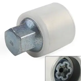 Earthoee 550752601036 Locking Lock Wheel Nut Key Bolt Letter E Chrome-molybdenum Steel For Audi Car