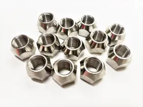 Ssopenlugs12 Ecustomhitch 12-pack Open 304 Stainless Steel 1/2 Inch Lug Nuts 1/2-20 For Trailer Wheel