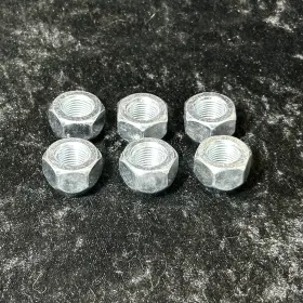 Ssopenlugs20 Ecustomhitch Trailer Hex Lug Nuts 1/2 Inch - 20 Fits Many Utility/car Hauler Trailers Set Of 6