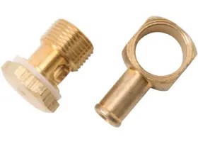 8089 Edelbrock 3/8 Inch Banjo Fuel Fitting For Square Bore/carter Afb Carburetors