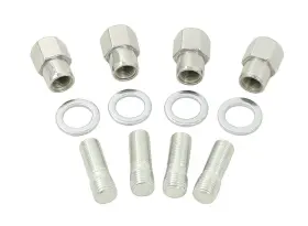 00-9511-0 Empi Nut And Stud Kit M14-1.5 To 1/2-20 Chrome Mag Wheels Set 4 Fits Vw Bug Buggy