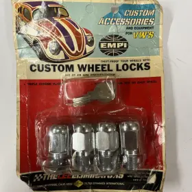 28-04541 Empi 14mm Wheel Locks Keyed Vw 68 And Later 4 Lug Bin Free Shipping