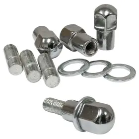 M14-1.5 Empi 707924340426 9511 Chrome Nut Stud Washer Kit F/mag Wheels Set Of 4