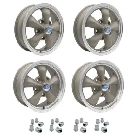 Empi 707924571820 Set Of 4 15 Inch X 4.5 And 6 Porsche 5 Lug Torque Star 2 Wheels Lugs