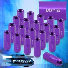 Lnb-6725pr-334-v7 Epartsgogo 20pcs M12x1.25mm Heavy Duty Steel Open Extended Wheels Rims Lug Nuts Set Purple