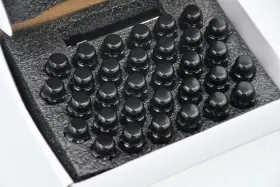Ea321415stb Epoch 32 Spline Black Lug Nuts M14-1.5 For Chevy / Gmc Ford 8 Trucks Custom Rims