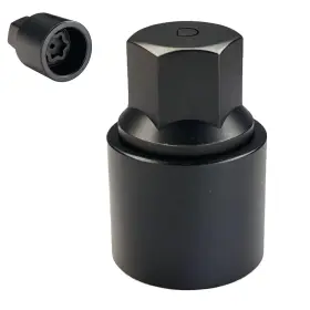 Eponcia-dxsdlmcxgj01 Eponcia D-wheel Lock Key Locking Lug Nuts Removal Tool For Toyota Black