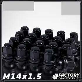 65475 Esplus 24pc Toyota 1.85 Inch Oem Lug Nut Black 14x1.5 Fit 2022-25 Sequoia/tundra Stock Rim