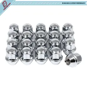 Eway11818103 Eway 20 Silver 12x1.5 Lug Nuts For Ford Fusion Ranger Escape Ecosport Lincoln Mkc
