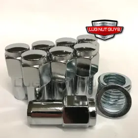 8807 Excalibur 25 Lug Nuts 12x1.5 Chrome Mag Wheel Nut 1.0 Inch Shank