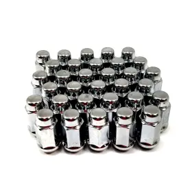 1957lhd Excalibur Wheel Accessories 32x Lug Nuts 12x1.50 Acorn Conical Bulge Chrome 3/4 Inch Hex Drive 1.75 Long