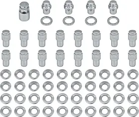 Wk25 Excalibur Wheel Accessories 7/16 Inch Cragar Ss Mag Lug Nut Set