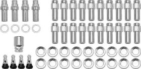 301gt Excalibur Wheel Accessories Wk34 1/2 Inch Sst Mag Lug Nut Set For Cragar And 341 Street Star Series Wheels
