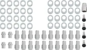 Wk38 Excalibur Wheel Accessories 7/16 Inch Ss Mag Lug Nut Set For 32 Series Keystone Classics