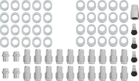 Wk39 Excalibur Wheel Accessories 1/2 Inch Ss Mag Lug Nut Set For 32 Series Keystone Classics