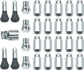 Wk42 Excalibur Wheel Accessories Acorn Lug Nut Set-1/2 Inch -20 - For Steel Wheels
