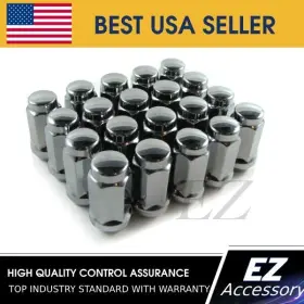 2010l Ezaccessory Lug Nuts Bulge Acorn 9/16 Inch Nut Chevy Dodge Ford Strength 50