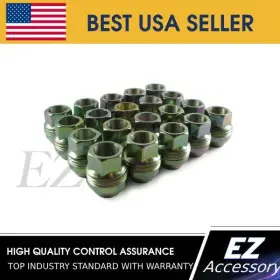 98-0006 Ezaccessory 20 Pc External Dual Thread 1/2 Inch Lug Nuts For Chevy Gmc Factory Style Wheels