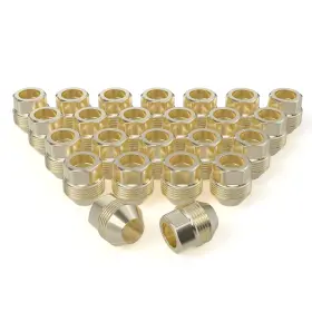 Eo29538 Ezisoe 24 Pcs 14mmx1.5 Oem Factory Wheel Lug Nuts 14x1.5 1.12 Inch Copper