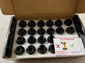 D5451b Ezisoe Store 20x Black 9/16-18 Oem Factory Lug Nuts Fit Dodge Ram1500 Durango Dakota Raider