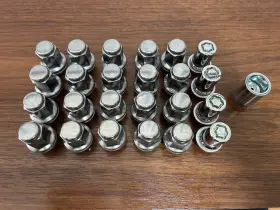 T5455l Factory/oem 24pc 1.85 Inch Toyota Lexus 4runner Tacoma Lug Nut 12x1.5 With Wheel Locks