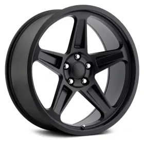 73015221503 Factory Reproductions Fr 73 Wheel 20x10.5 22 5x114.3 71.5 Black Single Rim