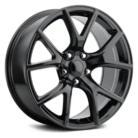 75090355002 Factory Reproductions Fr 75 Wheels 20x9 35 5x127 71.5 Black Rims Set Of 4