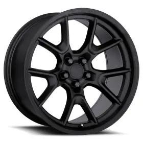 66011021503f Factory Reproductions Wheels Fr 66f - Dodge Anniversary Replica Wheel 20x11 5x115 Et-2.5 71.5cb Satin Black
