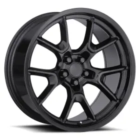 66015221502f Factory Reproductions Wheels Fr 66f - Dodge Anniversary Replica Wheel 20x10.5 5x115 Et22 71.5cb Gloss Black