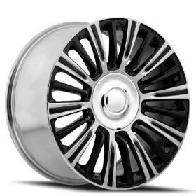 91290286519 Factory Reproductions Wheels Fr 91 - Escalade Platinum Replica Wheel 22x9 6x5.5 Et28 78.1cb Gloss Black
